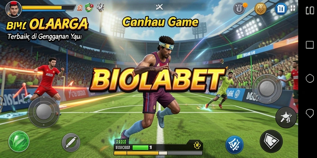 Tampilan utama gameplay <strong>BIOLABET</strong> yang menarik dan penuh aksi olahraga.