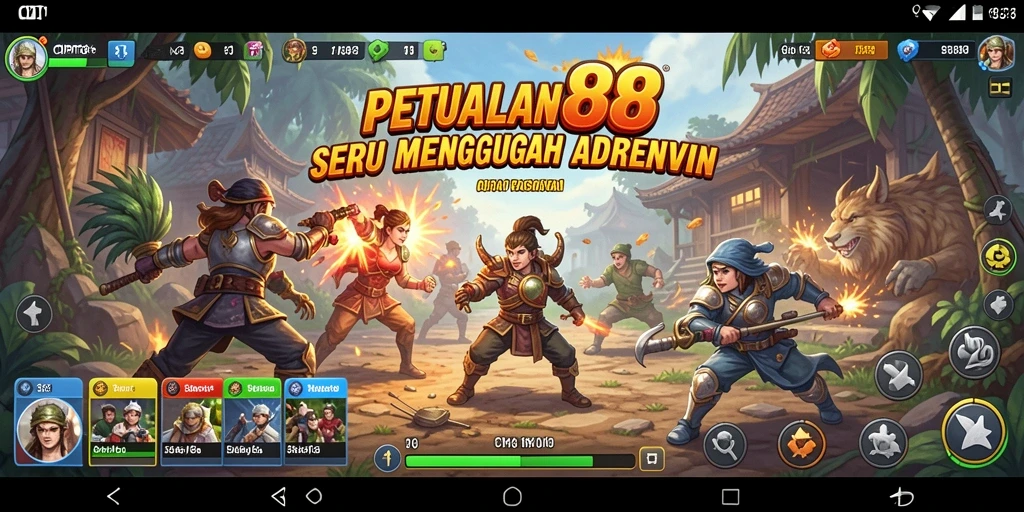 Tangkapan layar menampilkan momen seru dalam gameplay petualangan.