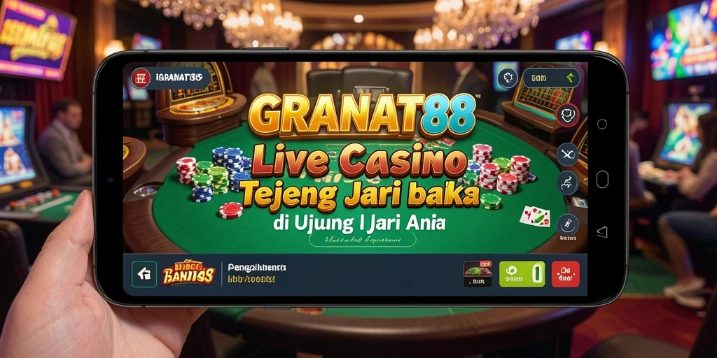 Screenshot gameplay Live Casino yang menarik dan mendebarkan di GRANAT88.