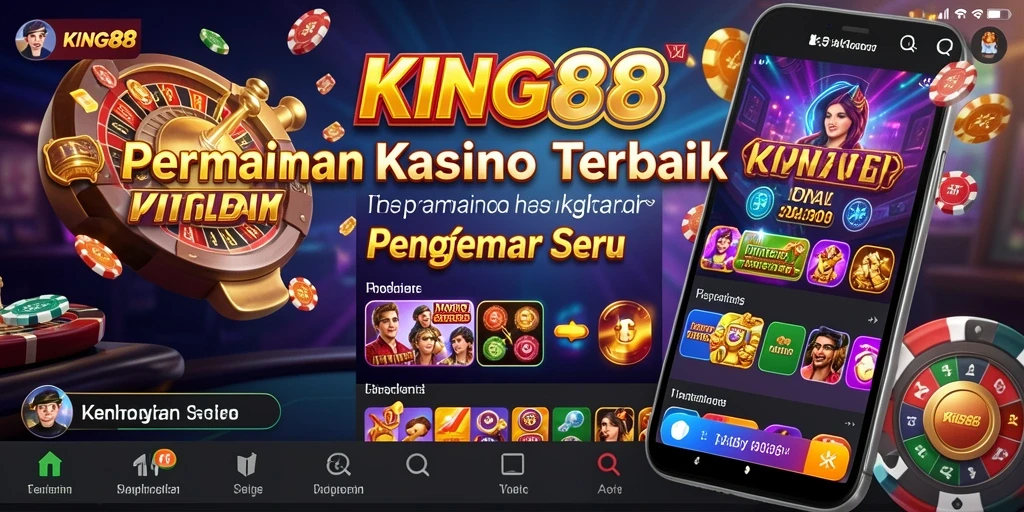 Screenshot gameplay Kasino yang mendebarkan dan menarik di KING88.