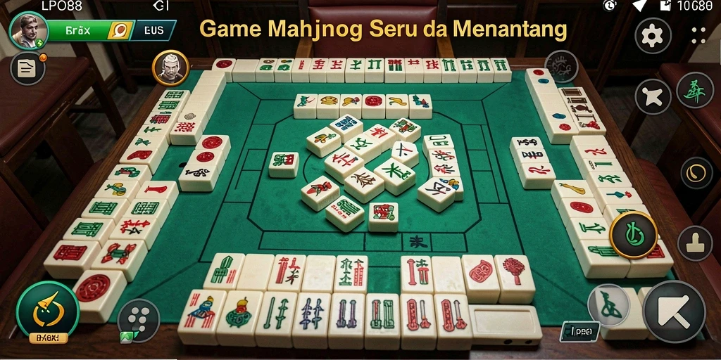 Tampilan gameplay seru LPO88 dengan ubin Mahjong yang menarik.