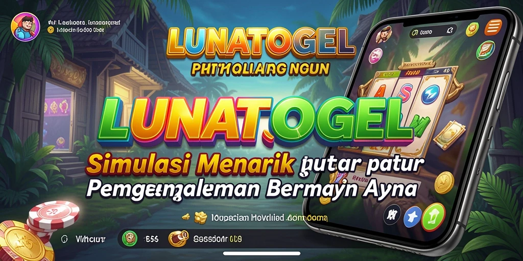 Tampilan gameplay LUNATOGEL yang menarik dan interaktif.