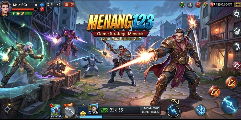 Tampilan gameplay mendebarkan dari MENANG123 dengan aksi strategis yang intens.
