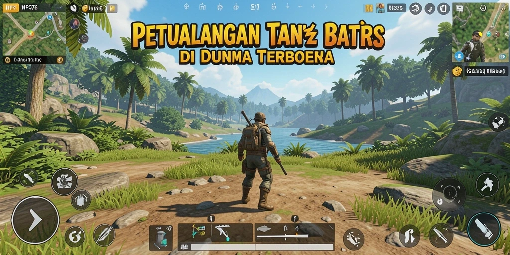 Tampilan gameplay seru dari MPO76 di dunia terbuka.