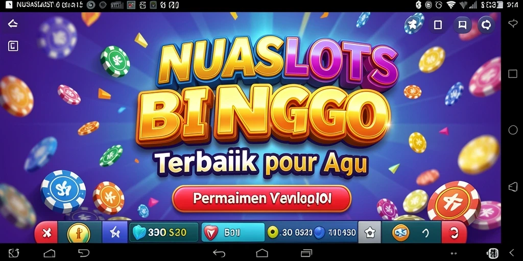 Screenshot gameplay NUSASLOTS menampilkan suasana permainan bingo yang seru.