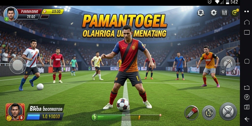 Tampilan gameplay seru dalam PAMANTOGEL dengan berbagai cabang olahraga.