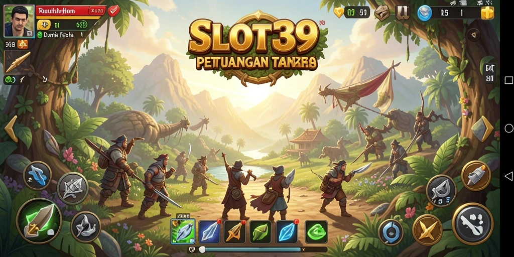 Screenshot utama menunjukkan gameplay menakjubkan dari dunia terbuka SLOT39.