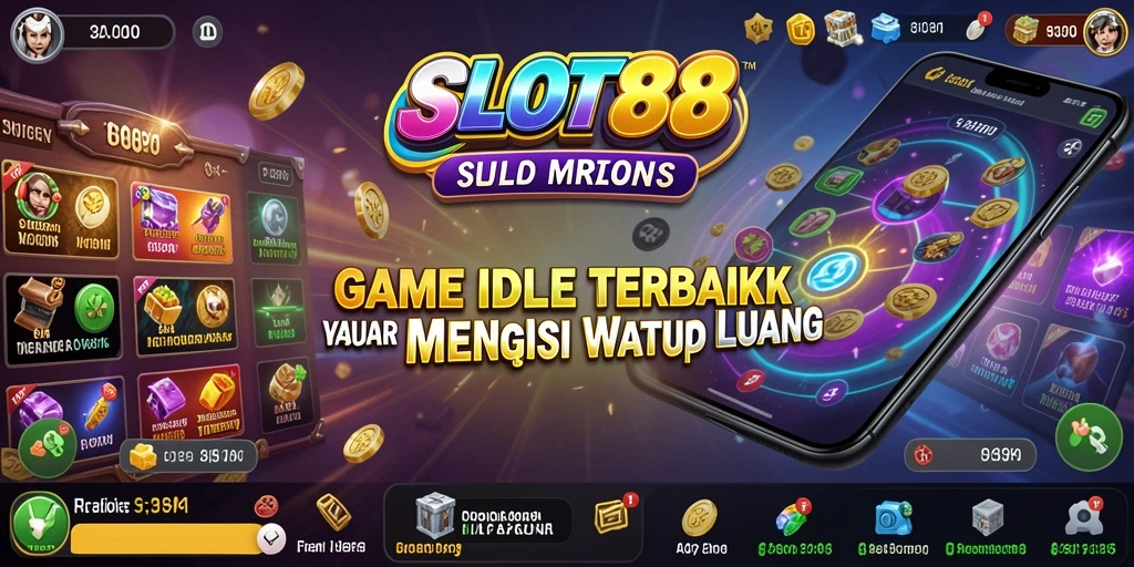 Tangkapan layar fitur utama SLOT88 dengan gameplay Idle yang seru.