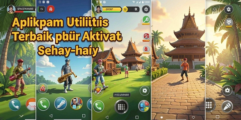 Screenshot utama SPACEMAN88 menampilkan tampilan antarmuka aplikasi utility.