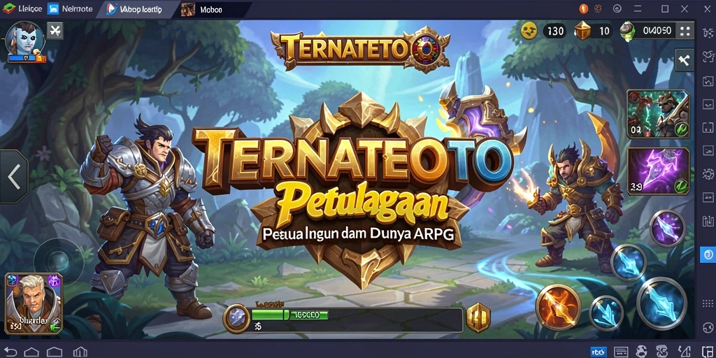 Screenshot gameplay TERNATETOTO menampilkan pertarungan seru dalam dunia ARPG.
